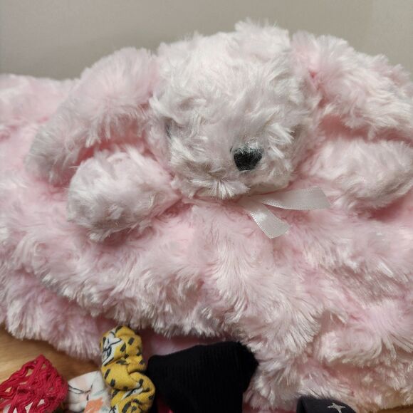 Blankets Beyond Baby Girls bundle lovey hair accessories lot - Picture 2 of 5